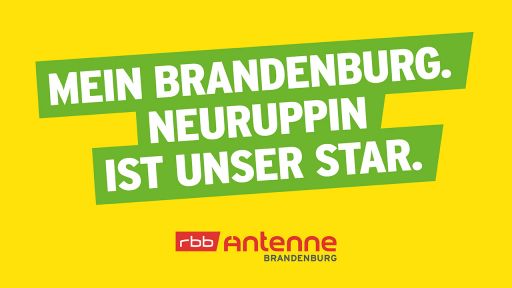 Mein Brandenburg. Neuruppin ist unser Star. Grafik: Antenne Brandenburg