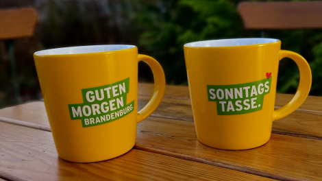 Brandenburg schätzt: Gewinn - Antenne Kaffeetassen