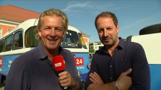 Robur Tour Rathenow - Moderatoren Attila Weidemann und René Hausmann, Bild: rbb