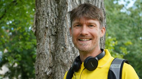 Antenne-Reporter Ivo Ziemann tourt quer durch Brandenburg zum Brandenburgtag in Finsterwalde, Bild: Antenne Brandenburg