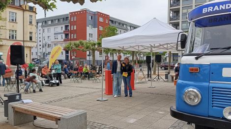 Robur on Tour im Rahmen der Dialogwoche - Am Montag in Wittenberge, Paul-Lincke-Platz