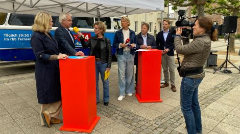 Robur on Tour im Rahmen der Dialogwoche - Am Montag in Wittenberge, Paul-Lincke-Platz