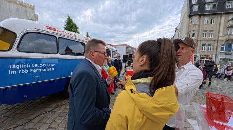 Heiko Jahn (Geschäftsführer: Wirtschaftsregion Lausitz) im Gespräch