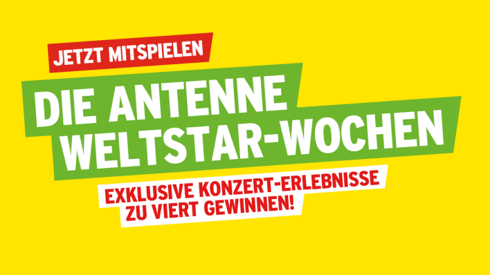 Die Antenne Weltstar-Wochen, Bild: Antenne Brandenburg Die Antenne Weltstar-Wochen, Bild: Antenne Brandenburg