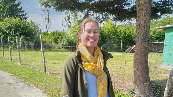 Luisa Theuß, Frau von Patrick, Bild: Antenne Brandenburg/Daniel Mastow