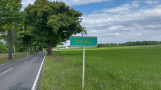 Ortseingang von Merkur, Bild: Antenne Brandenburg/Daniel Mastow