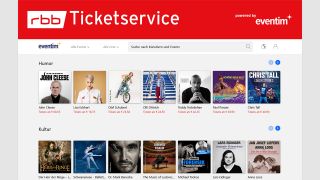 rbb Ticketservice Screenshot, Bild: Antenne Brandenburg