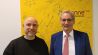 Antenne-Moderator Olaf Kosert und Matthias Platzeck