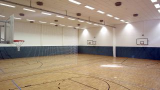 Basketballhalle des Olympiastützpunktes Potsdam, Bild: imago-images /