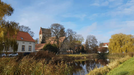 Ahrensfelde: Idylle pur - der Ortskern von Blumberg, Foto: Eva Kirchner-Rätsch, Antenne Brandenburg