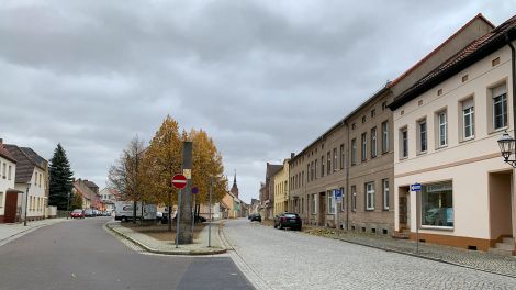 Im Stadtkern befinden sich mehrere Bürgerhäuser aus der Zeit um 1900, Bild: Antenne Brandenburg / Daniel Friedrich