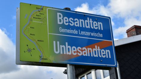 Die Gemeinde Lenzerwische entstand 2003 durch den freiwilligen Zusammenschluss mehrerer Gemeinden. Heute gehören ihr sieben Gemeindeteile an – unter anderem Besandten, Bild: Antenne Brandenburg / Björn Haase-Wendt