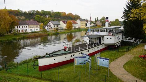 Der Elbraddampfer Riesa ist das Schmuckstück des Binnenschifffahrtsmuseums, Bild: Antenne Brandenburg / Fred Pilarski