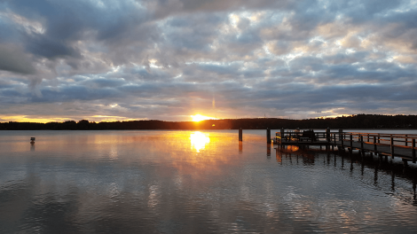 Schönster Sonnenuntergang in Wendisch Rietz, Foto: Eva Kirchner-Rätsch, Antenne Brandenburg