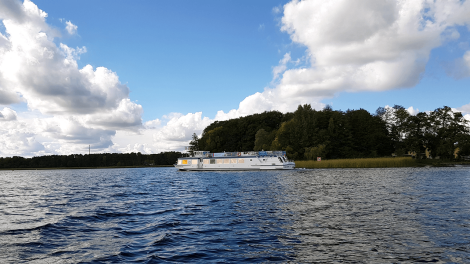 Fährt solange der See Eisfrei ist - die Scharmützelsee-Schiffahrt hält auch in Wendisch Rietz, Foto: Eva Kirchner-Rätsch, Antenne Brandenburg