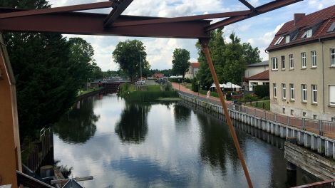 Zehdenick - Blick von der Hastbrücke, Bild: Antenne Brandenburg/CLaudia Stern