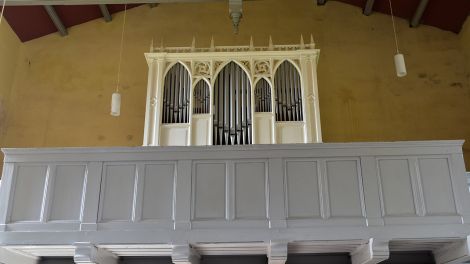 In der Zempower Kirche steht eine Lütkemüller-Orgel aus dem Jahr 1866, Bild: Antenne Brandenburg/Haase-Wendt