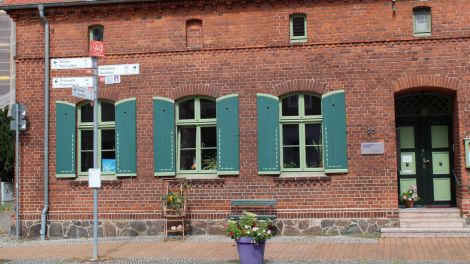 Ein Backsteinhaus im Ortskern von Bad Wilsnack.