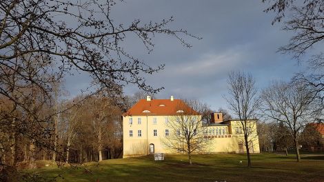 Schloss Drebkau wird als Sitz der Stadtverwaltung ausgebaut, Bild: Antenne Brandenburg/Iris Wußmann