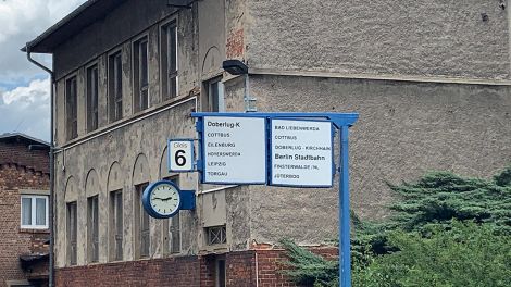 Falkenberg/Elster Eisenbahnmuseum auf dem Gelände der ehemaligen Bahnmeisterei, Bild: Antenne Brandenburg/Anke Blumenthal