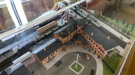 Falkenberg/Elster Eisenbahnmuseum Bahnhofsmodell, Bild: Antenne Brandenburg/Anke Blumenthal