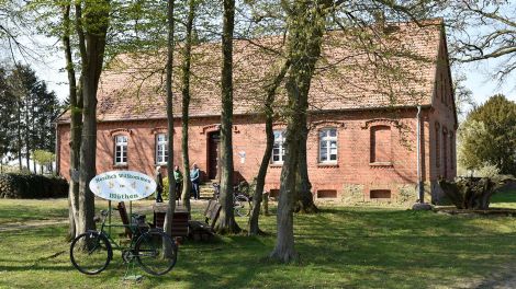 Das Landpfarrhaus in Blüthen wurde 1863 errichtet. Heute ist es ein Museum zum Leben und Wirken der evangelischen Pfarrer auf dem Land, Bild: Antenne Brandenburg/Björn Haase-Wendt