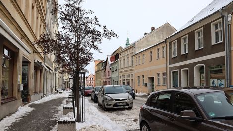 Luckau im Winter Stadtansicht, Bild: Antenne Brandenburg/Marie-Thérèse Harasim