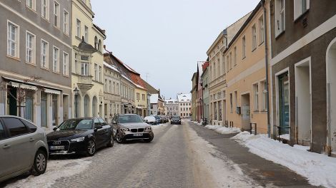 Luckau im Winter Stadtansicht, Bild: Antenne Brandenburg/Marie-Thérèse Harasim