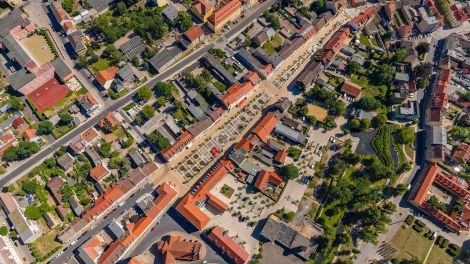 Luckenwalde von oben, Bild: Stadt Luckenwalde