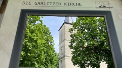 Blick zur Garlitzer Kirche, Bild: Antenne Brandenburg/Claudia Stern