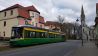 Die Rüdersdorfer Straßenbahn. Seit 1912 pendelt sie zwischen Rüdersdorf und Berlin Friedrichhagen. Eine Fahrt lohnt sich, denn mit der Straßenbahn lässt sich Rüdersdorf gut entdecken, Foto: Antenne Brandenburg/Eva Kirchner-Rätsch