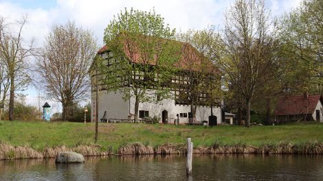 Der historische Kornspeicher in Straupitz, Foto: Antenne Brandenburg, Marie-Thérèse Harasim