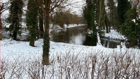 Schlosspark Blankensee im Winter, Bild: Antenne Brandenburg/Matthias Gindorf