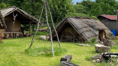 Bronzezeitliches Dorf in Uebigau, Foto: Antenne Brandenburg, Ralf Jußen