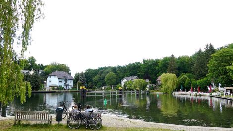 Südufer des Kalksees in Woltersdorf, Bild: Antenne Brandenburg/Fred Pilarski