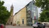 Kulturhaus und Kirche in Woltersdorf, Bild: Antenne Brandenburg/Fred Pilarski
