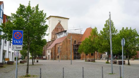 Die Marienkirche ist im zweiten Weltkrieg zerstört worden, wird nun wieder aufgebaut, Bild: Antenne Brandenburg/Fred Pilarski
