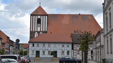 Blick auf die Wusterhausener Stadtkirche St. Peter und Paul, Bild: Antenne Brandenburg/Björn Haase-Wendt