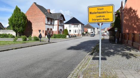 Das Zentrum der Gemeinde ist die Stadt Wusterhausen, Bild: Antenne Brandenburg/Björn Haase-Wendt