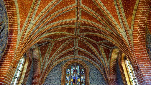Gewölbe der Heiliggrabkapelle im Kloster Stift zum Heiligengrabe, Bild: dpa/imageBROKER/W. Korall