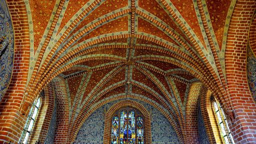 Gewölbe der Heiliggrabkapelle im Kloster Stift zum Heiligengrabe, Bild: dpa/imageBROKER/W. Korall