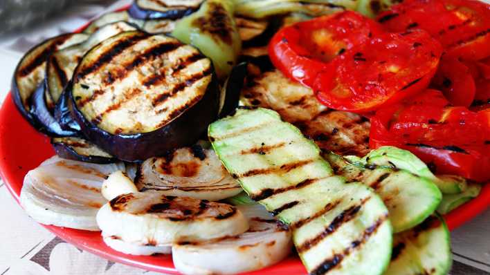 Gegrilltes Gemüse, Foto: Colourbox, Julija Sapic