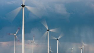 Windenergie in Brandenburg, Foto: dpa-report