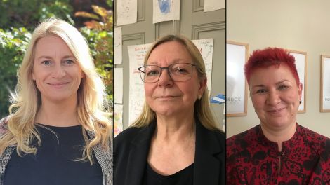 Bürgermeisterinnen in Brandenburg, v.l.n.r. Claudia Nowka, Nora Görke und Claudia Sieber, Bilder: Antenne Brandenburg/Ina Krauß