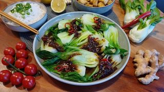 Pak Choi mit pikanter Sauce, Foto: Olaf Kosert