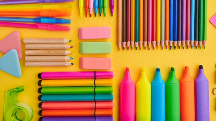 Viele bunte Stifte, Foto: colourbox