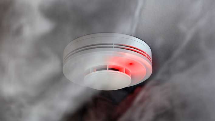 Rauchmelder in Aktion, Foto: Colourbox
