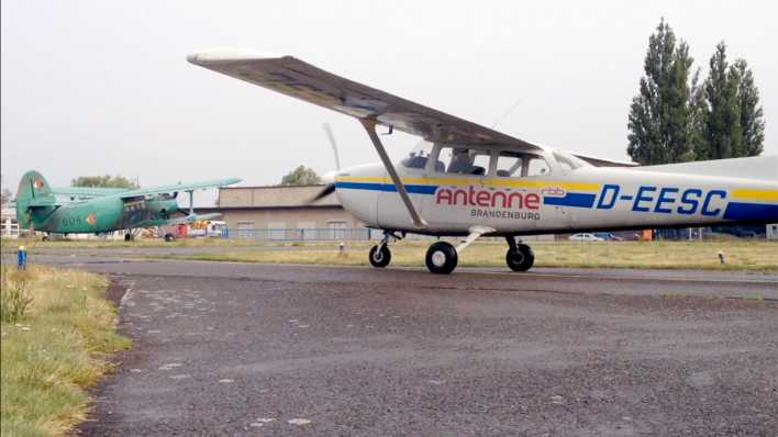 Antenne Cessna 172, Foto: Antenne Brandenburg