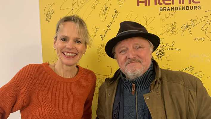 Axel Prahl zu Gast bei Antenne Brandenburg und Catarina Zanner, Bild: Antenne Brandenburg / Catarina Zanner