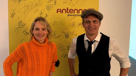 Ralf Bauer und Catarina Zanner, Bild: Antenne Brandenburg